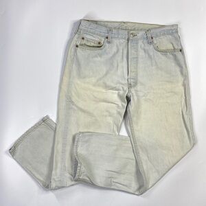 Vintage Levi's 501 Button Fly Light Wash 36x30 Flawed